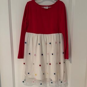 Hanna Andersson Red and White Polka Dot Kids Dress